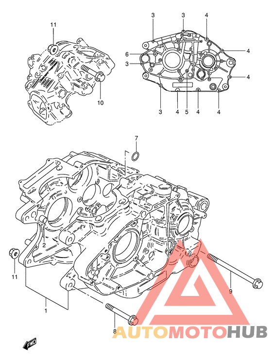 Картер двигателя