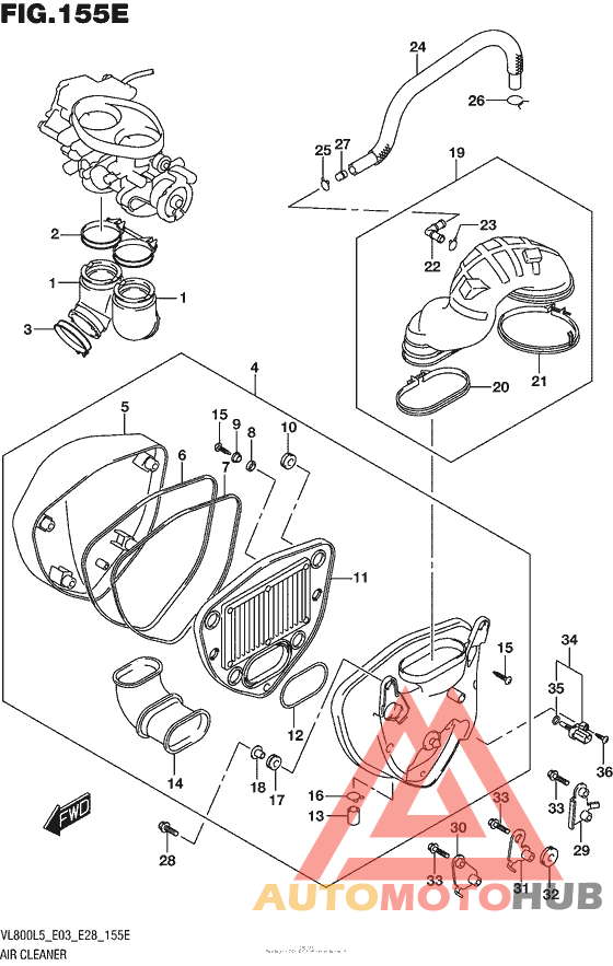 Air Cleaner (Vl800Tl5 E33)