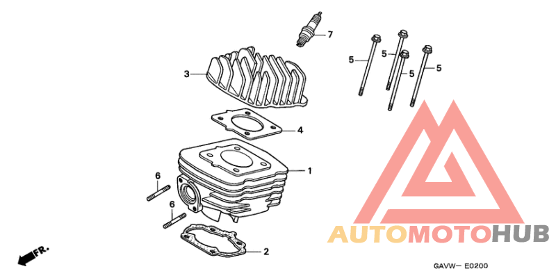 Cylinder/cylinder head