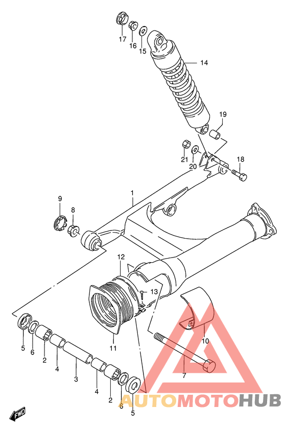 Маятник задний