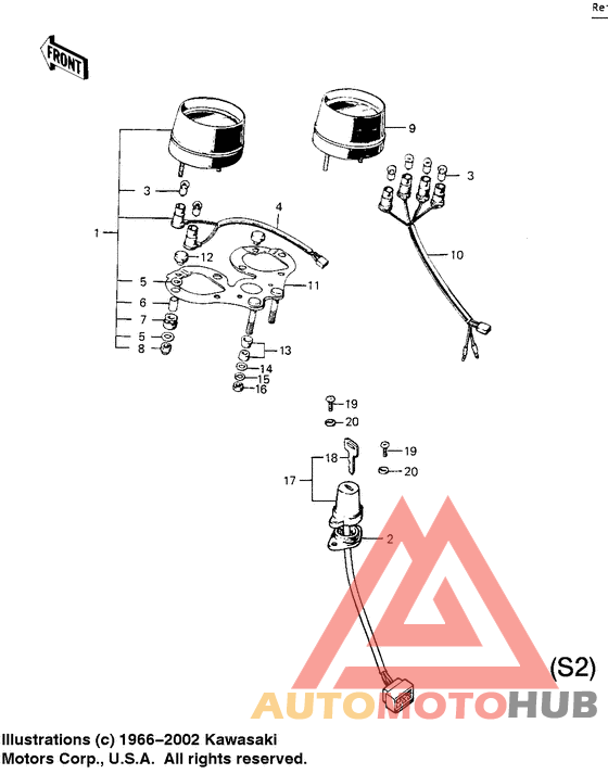Meters/ignition switch