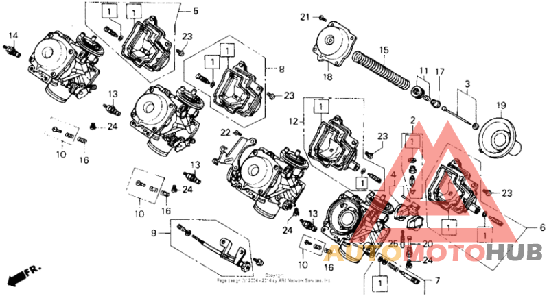 Компоненты карбюратора