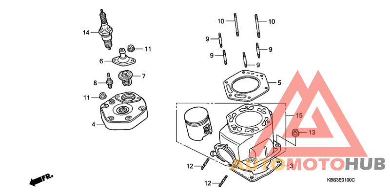 Cylinder/cylinder head