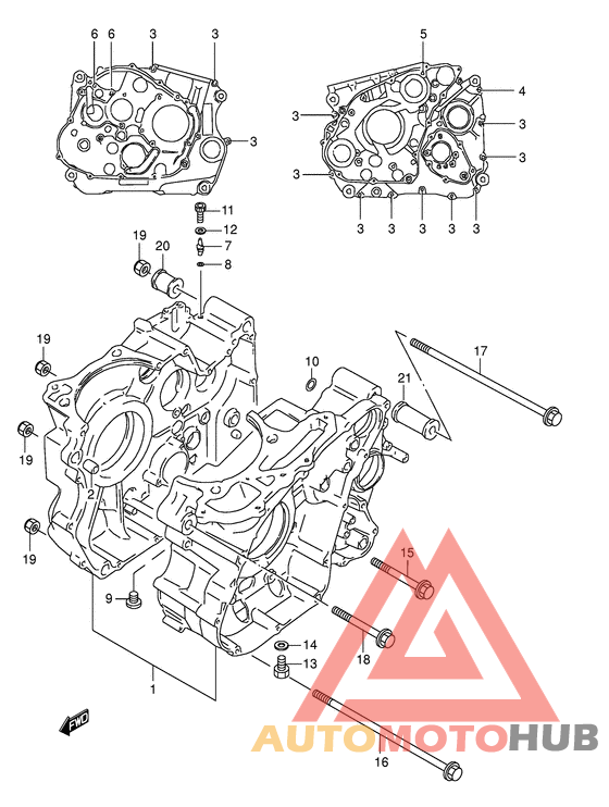 Картер двигателя