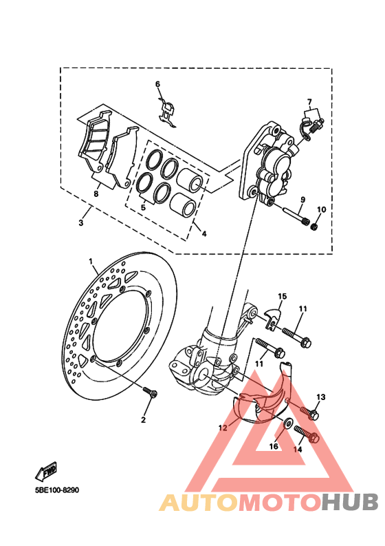 Передний суппорт