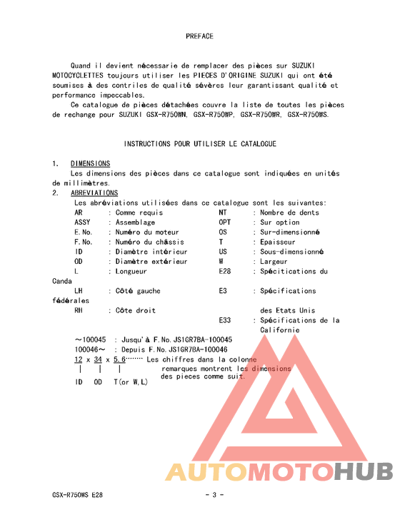 Catalog preface