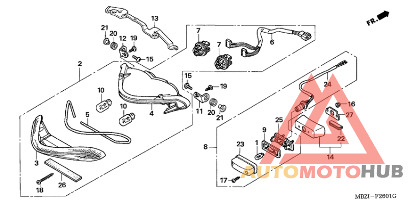 Taillight unit ass`y
