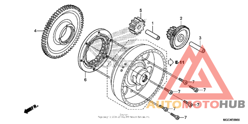 Муфта стартера