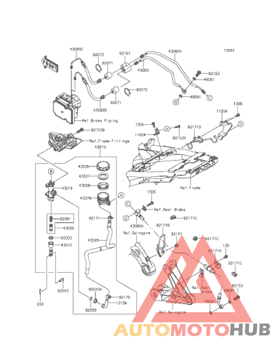 Rear Master Cylinder(1/2)