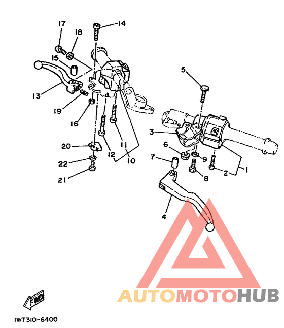Handle switch. lever