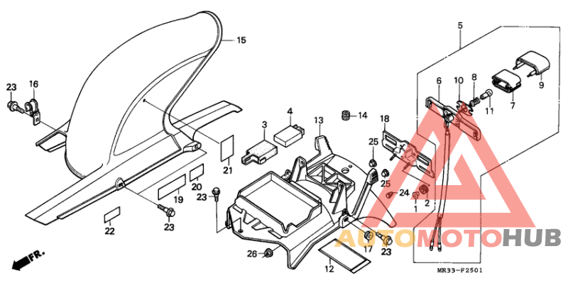 Заднее крыло