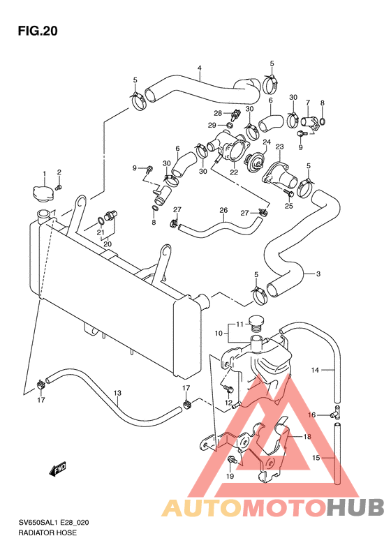 Радиатор hose