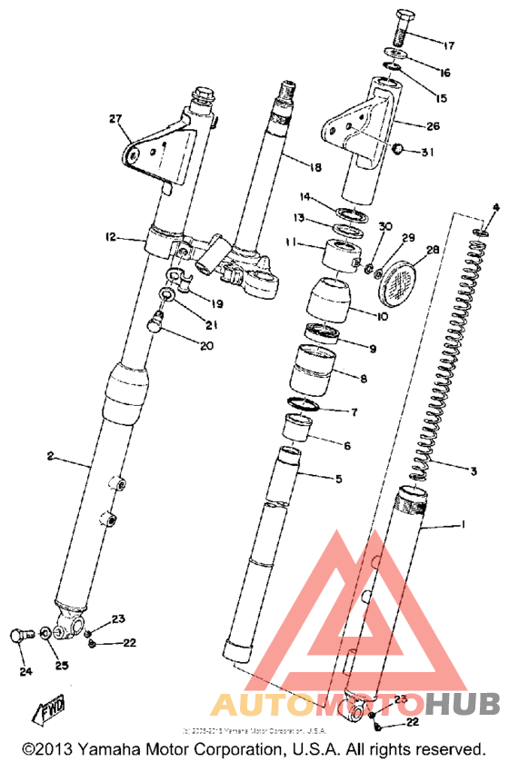 Передняя вилка