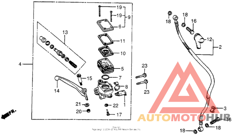 Front master cylinder ii