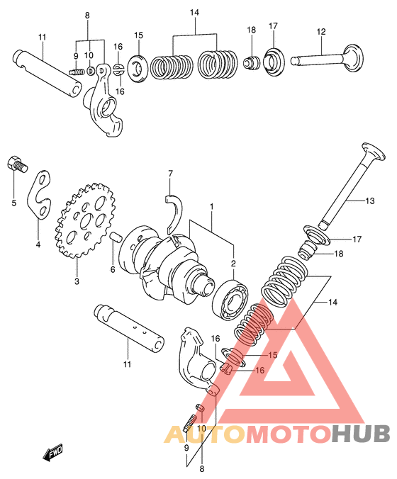 Распредвал / клапан
