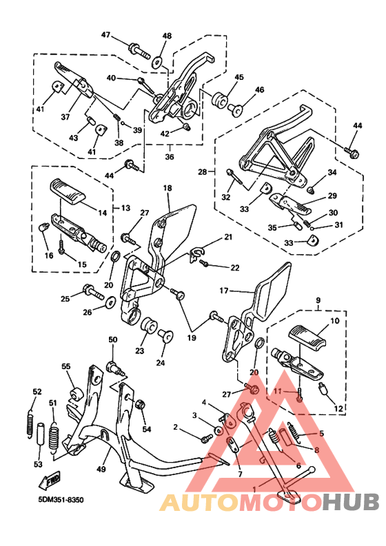 Support & repose pied