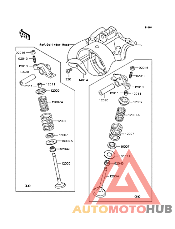 Rocker arms/valves