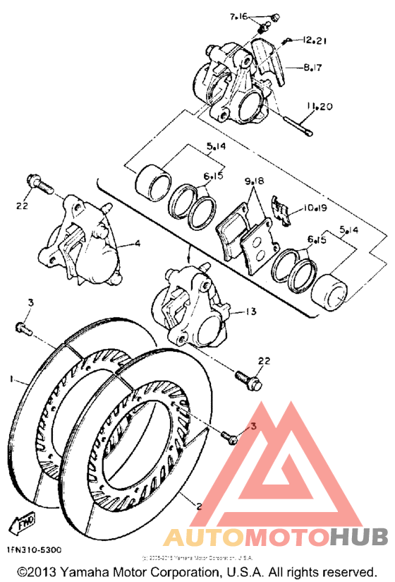 Передний суппорт