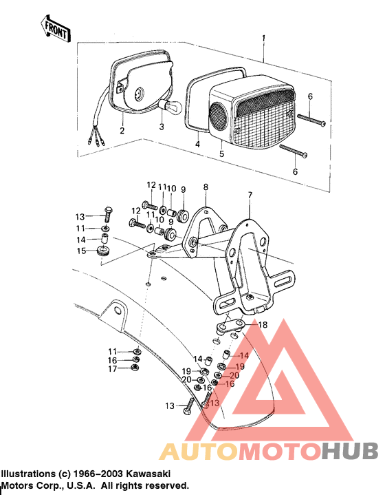Taillight unit ass`y