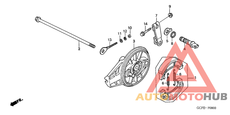 Задний тормоз