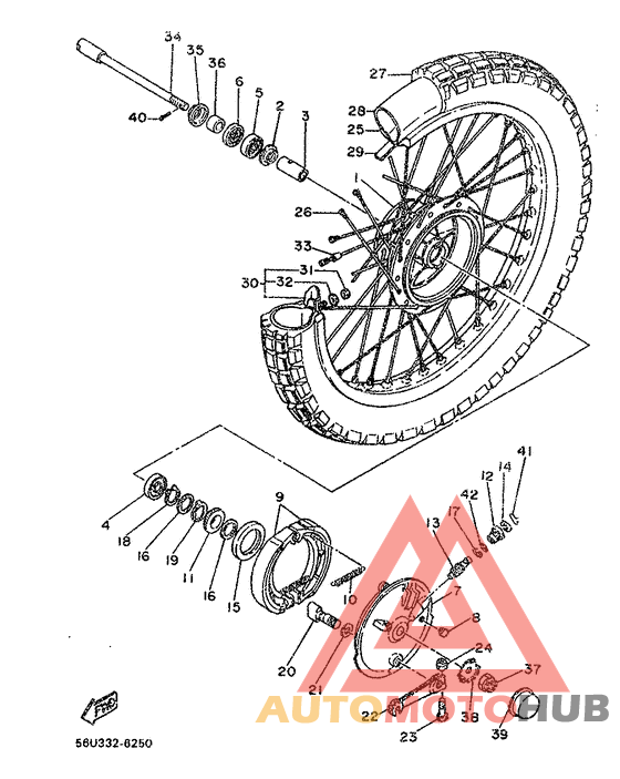Переднее колесо