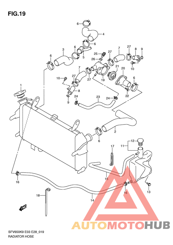 Радиатор hose