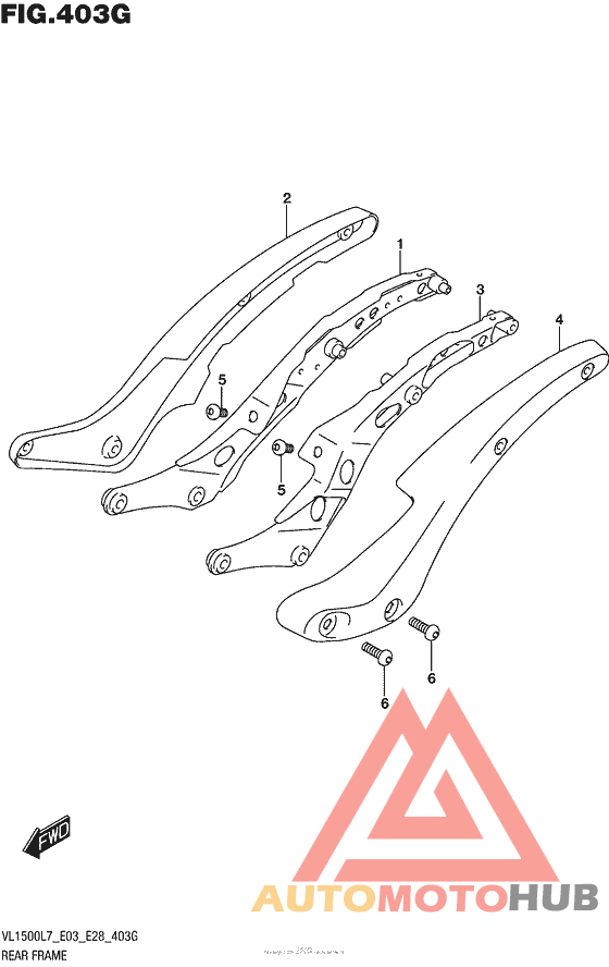 Rear Frame (Vl1500Tl7 E33)