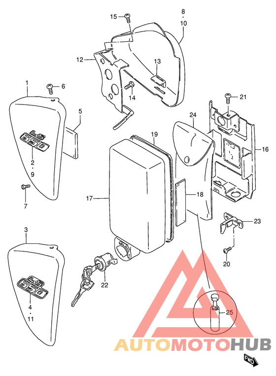 Обтекатель задний