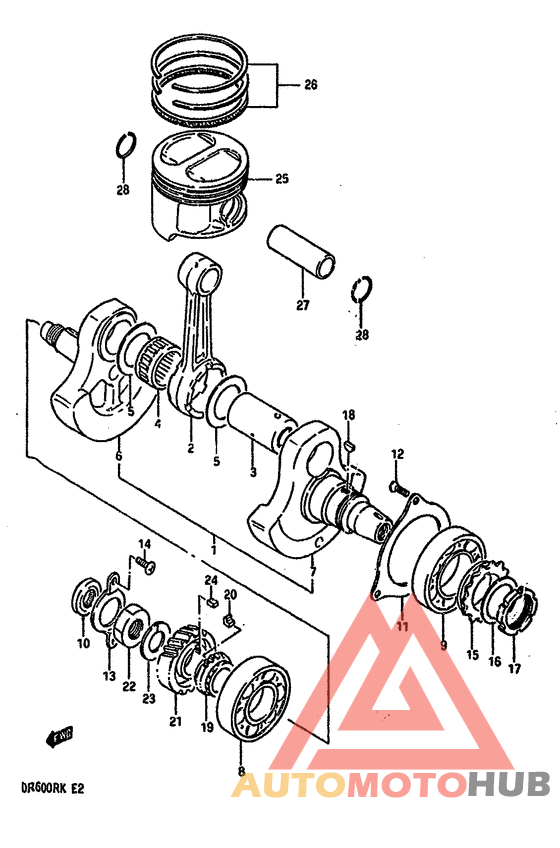 Вал коленчатый