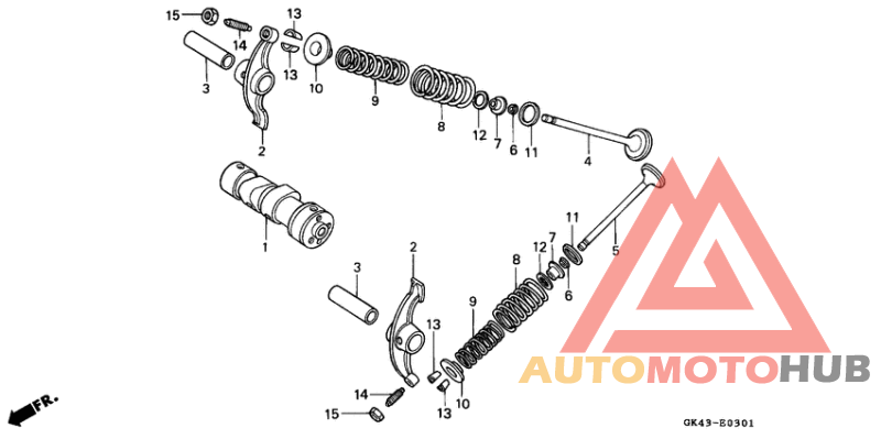Распред вал/клапана