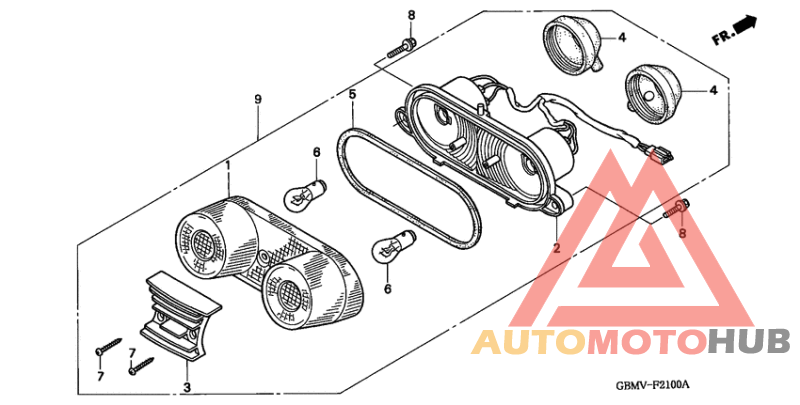 Taillight unit ass`y