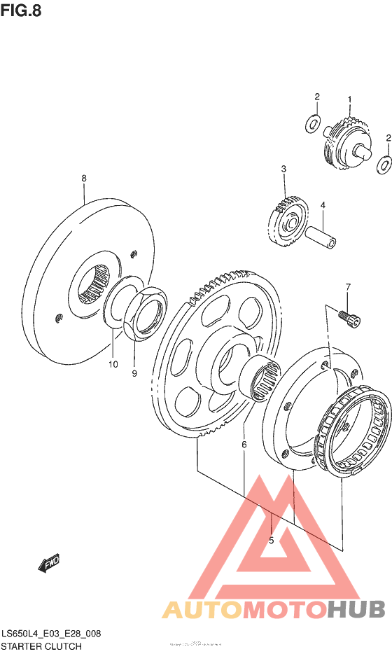 Муфта стартера