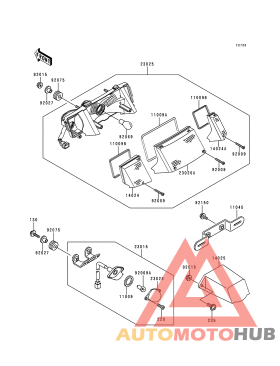 Taillight unit ass`y