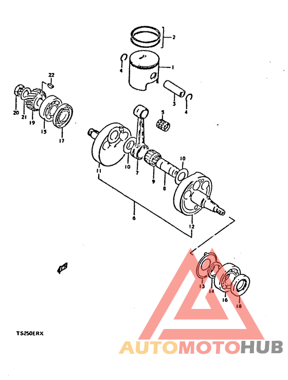 Вал коленчатый