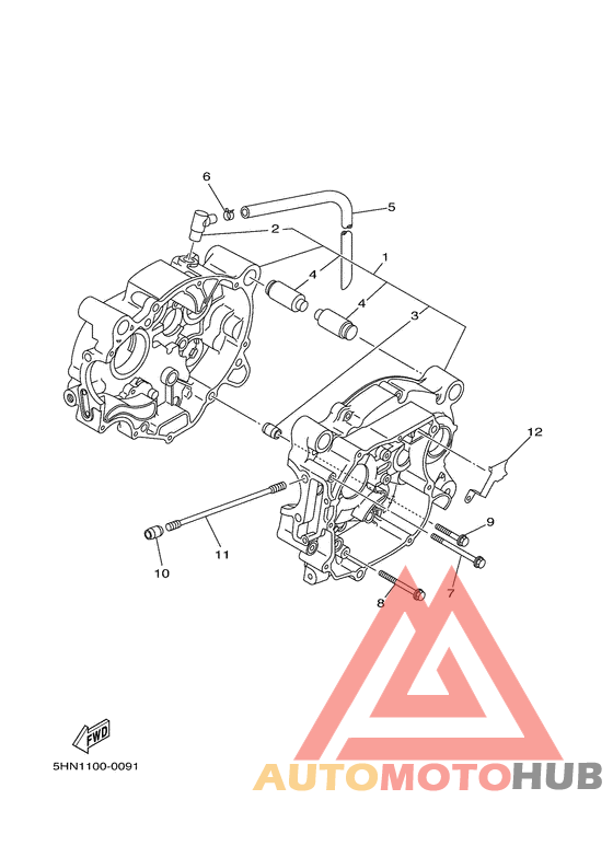 Картер двигателя