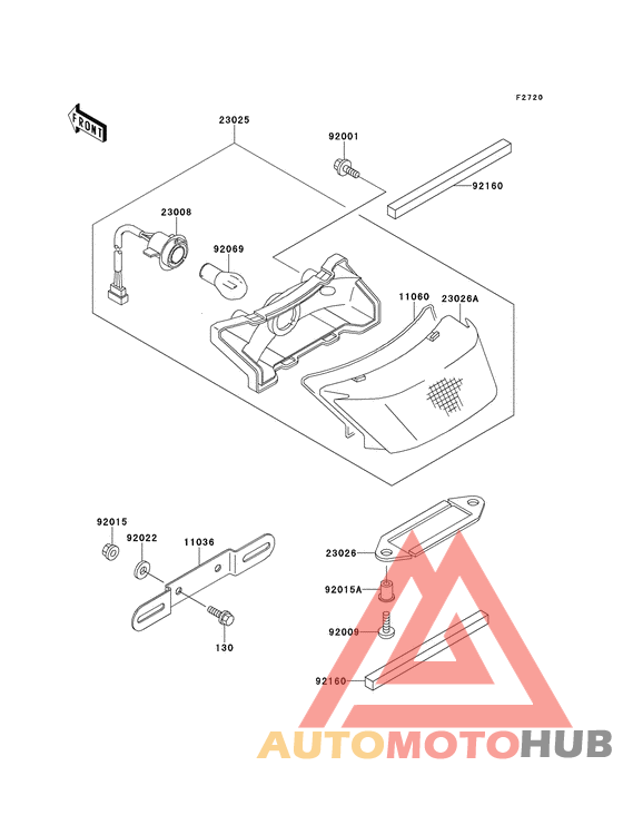 Taillight unit ass`y