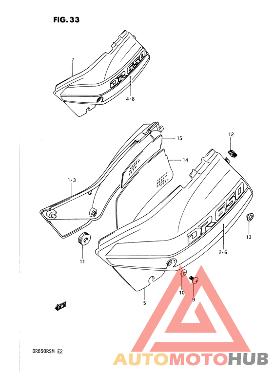 Обтекатель задний
