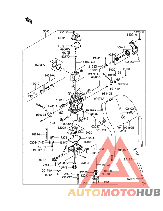 Carburetor assy