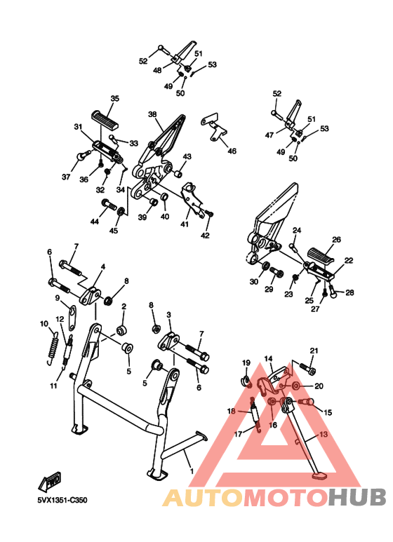 Support & repose pied