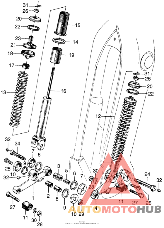 Передняя вилка