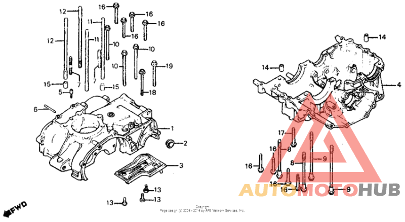 Картер двигателя