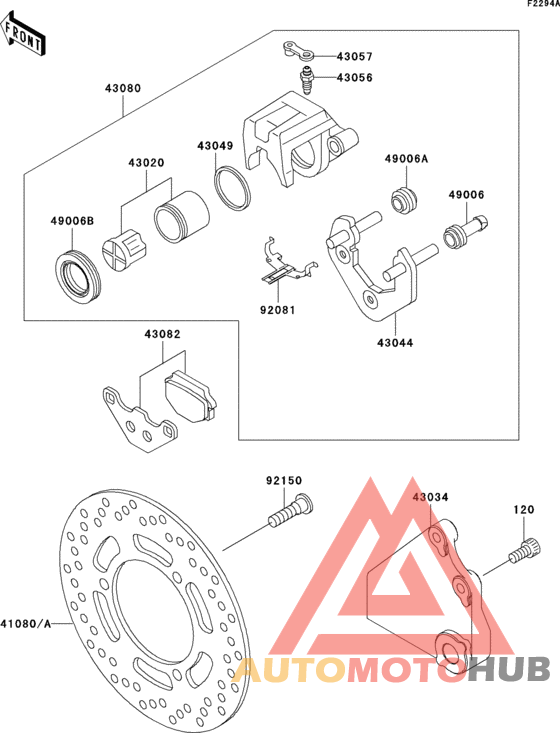 Rear brake(d11/d12)