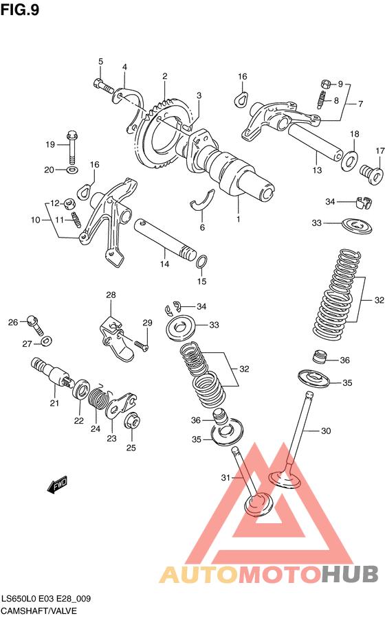 Распредвал / клапан