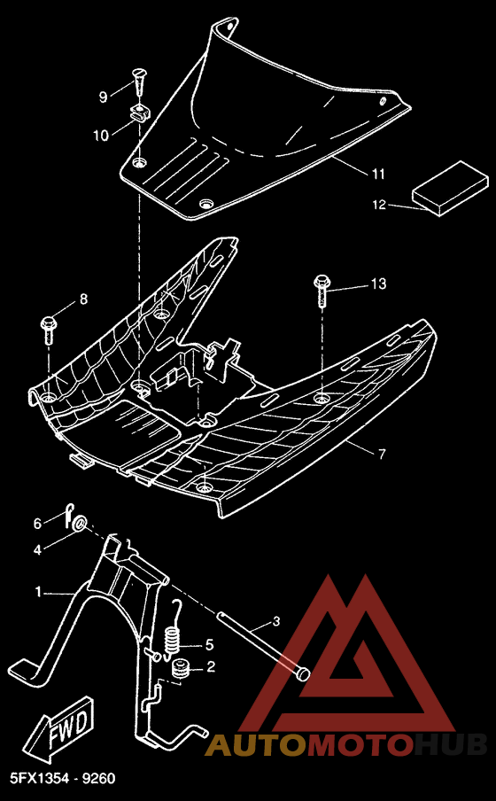 Support repose-pieds