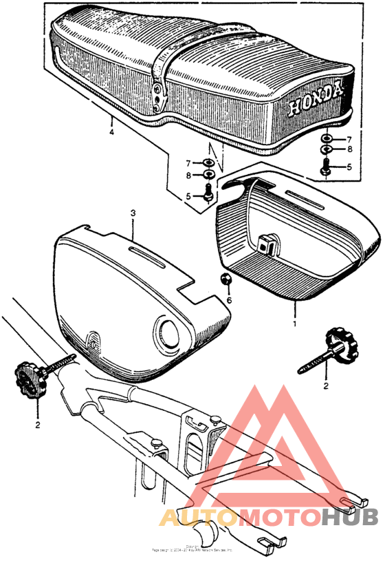 Air cleaner case + seat