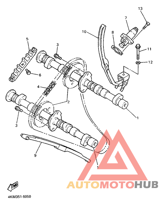 Camshaft. chain