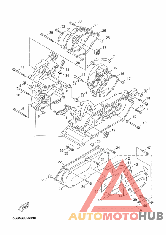 Картер двигателя