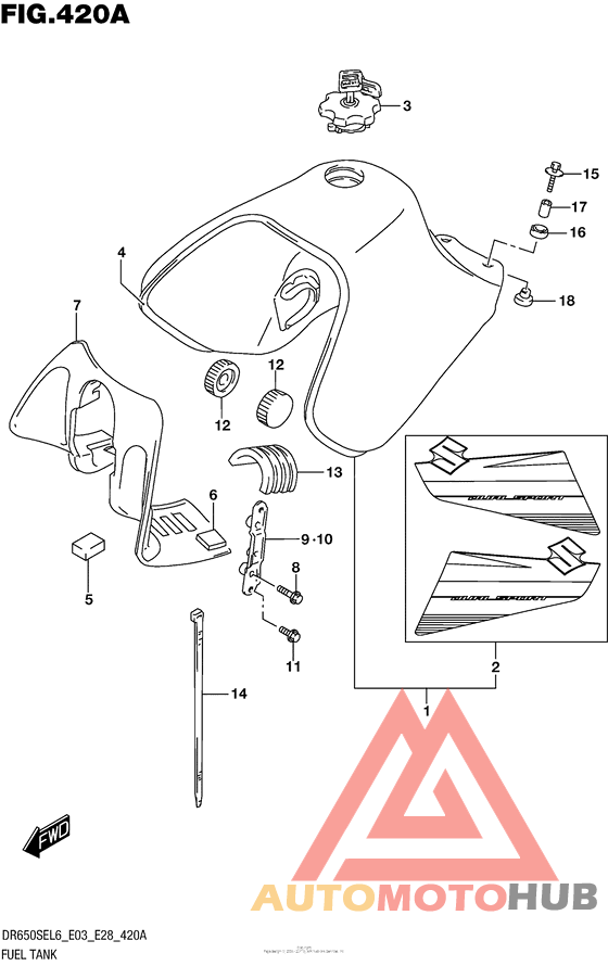 Fuel Tank (Dr650Sel6 E03)