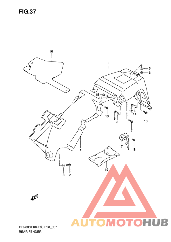 Заднее крыло