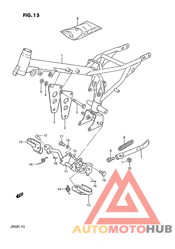 Frame - footrest